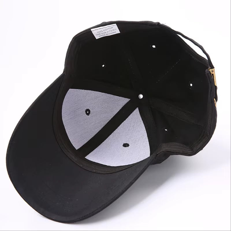 New Custom Logo Embroidery for Unisex Adjustable Baseball Cap Women Casual Solid Color Hip Hop Dad Caps Snapback Dad Adult Hat