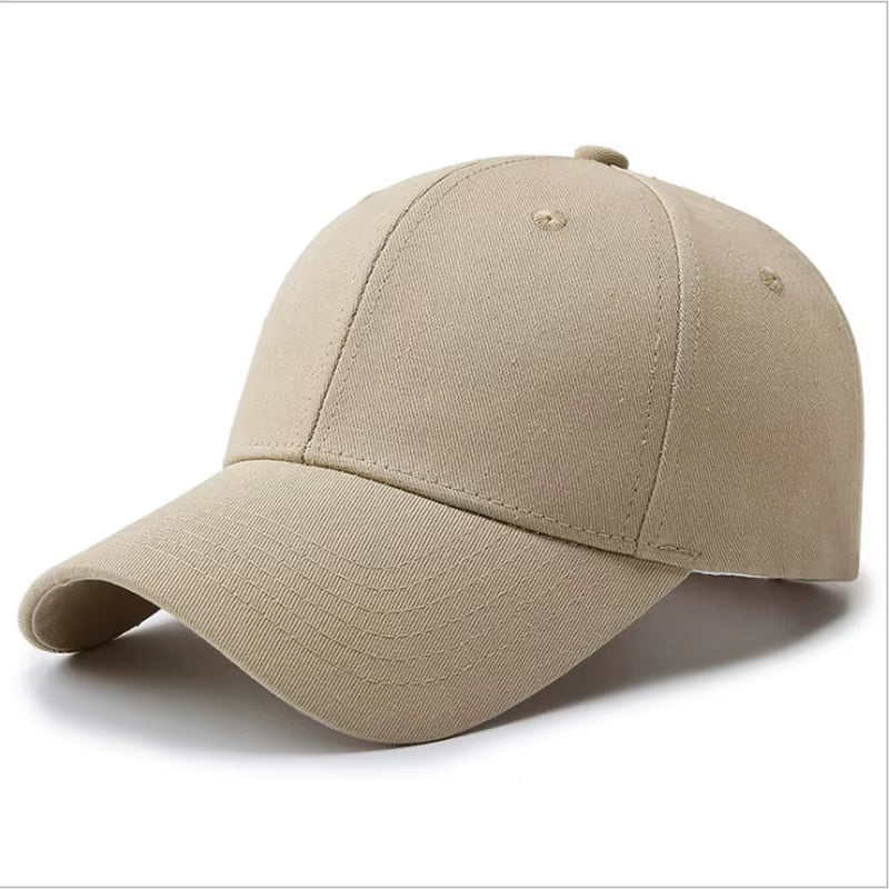 New Custom Logo Embroidery for Unisex Adjustable Baseball Cap Women Casual Solid Color Hip Hop Dad Caps Snapback Dad Adult Hat